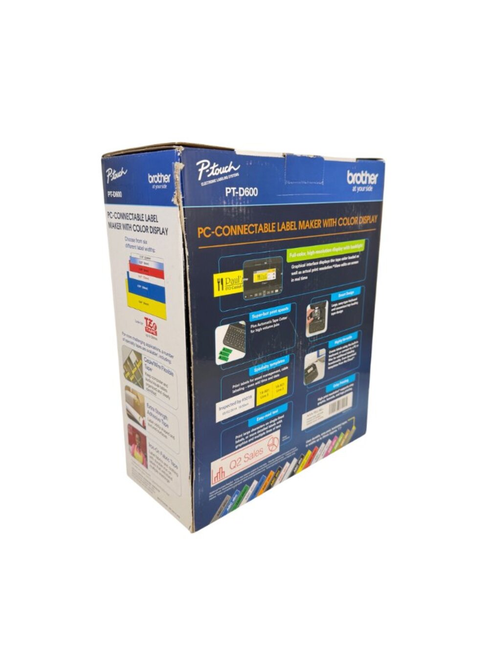 Brother P-Touch PT-D600 Label Maker - PC-Connectable - Color Disp - New Open Box - Picture 6 of 6